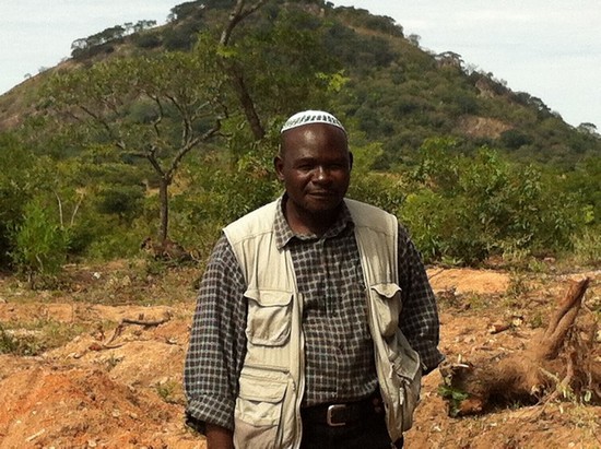 Lemba leader Rabson Wuriga at the future site of the Great Zimbabwe Synagogue Photo by Sandy Leeder