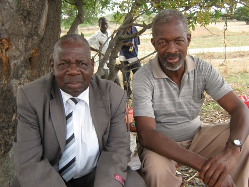Three Lemba elders, left to right, Zano Tofa, Mr Chivhenge and Mr Cikobvu