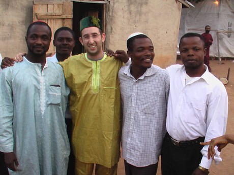 Jeff Lieberman with members of Tikvat Israel Synagogue in Abuja, Nigeria (Photo courtesy of Jeff Lieberman)